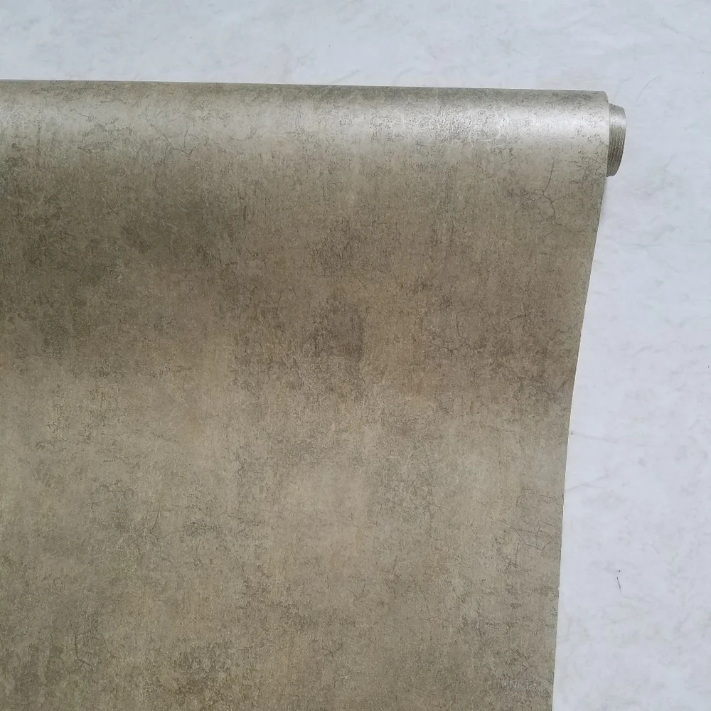 Wallpaper Gold Bronze Crackle Plaster